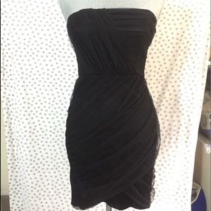 Gauzy Little Black Dress